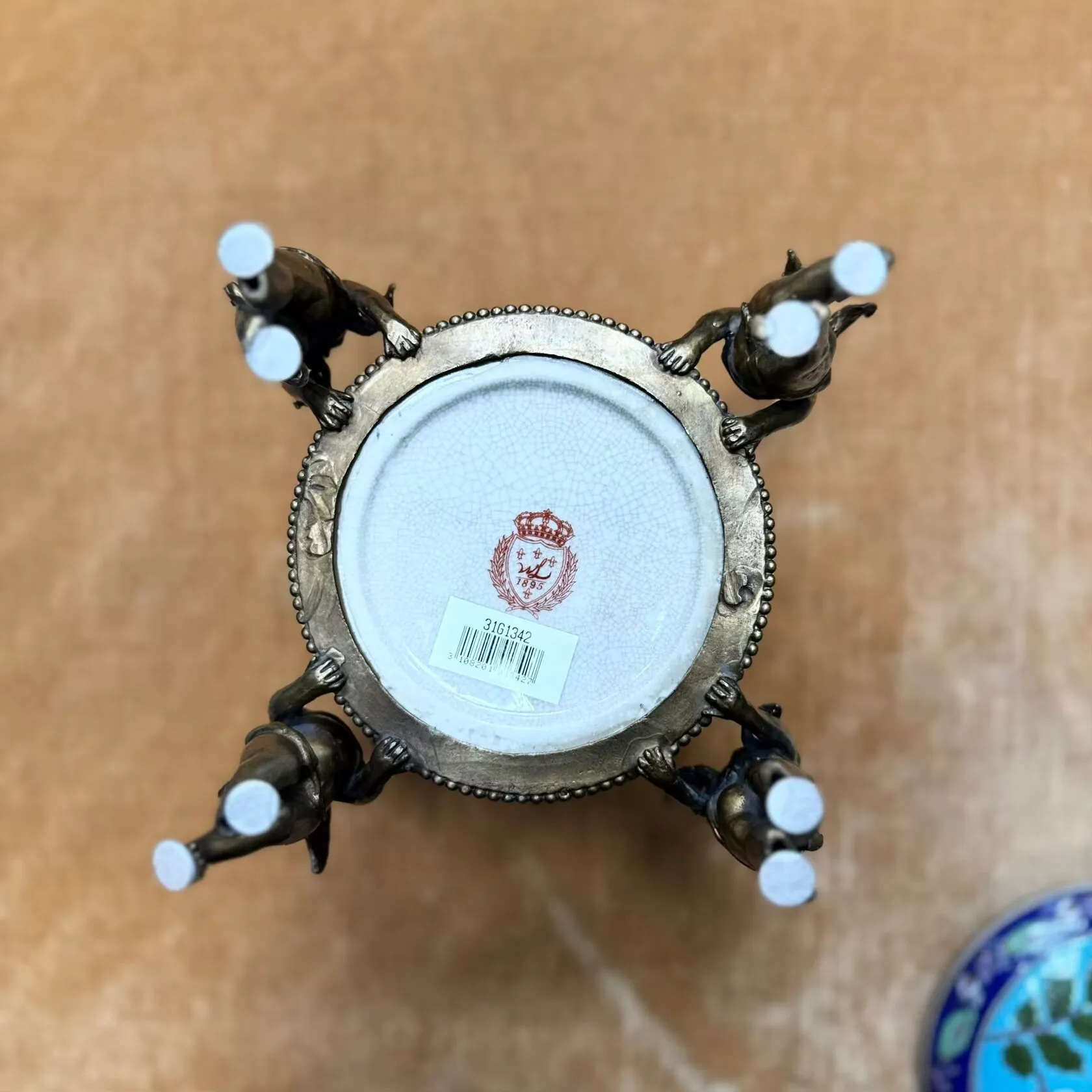 Шкатулка Ангелы голубая